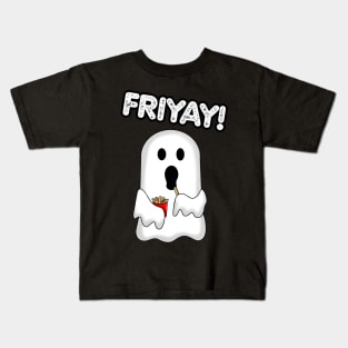 Emoji ghost , tgif friyay Kids T-Shirt